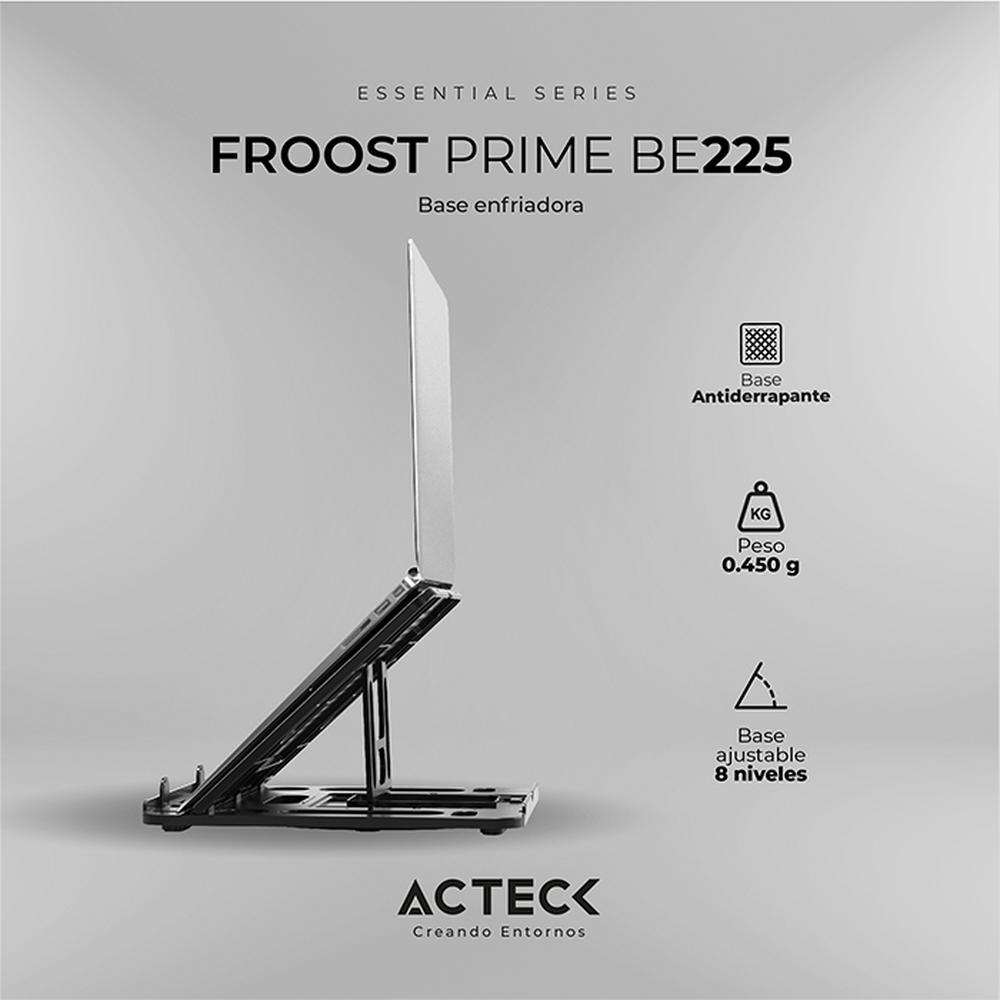 Foto 6 pulgar | Base Enfriadora Acteck Froost Prime Be225 Laptop 17 Pulgadas Ac-936170 color Negro