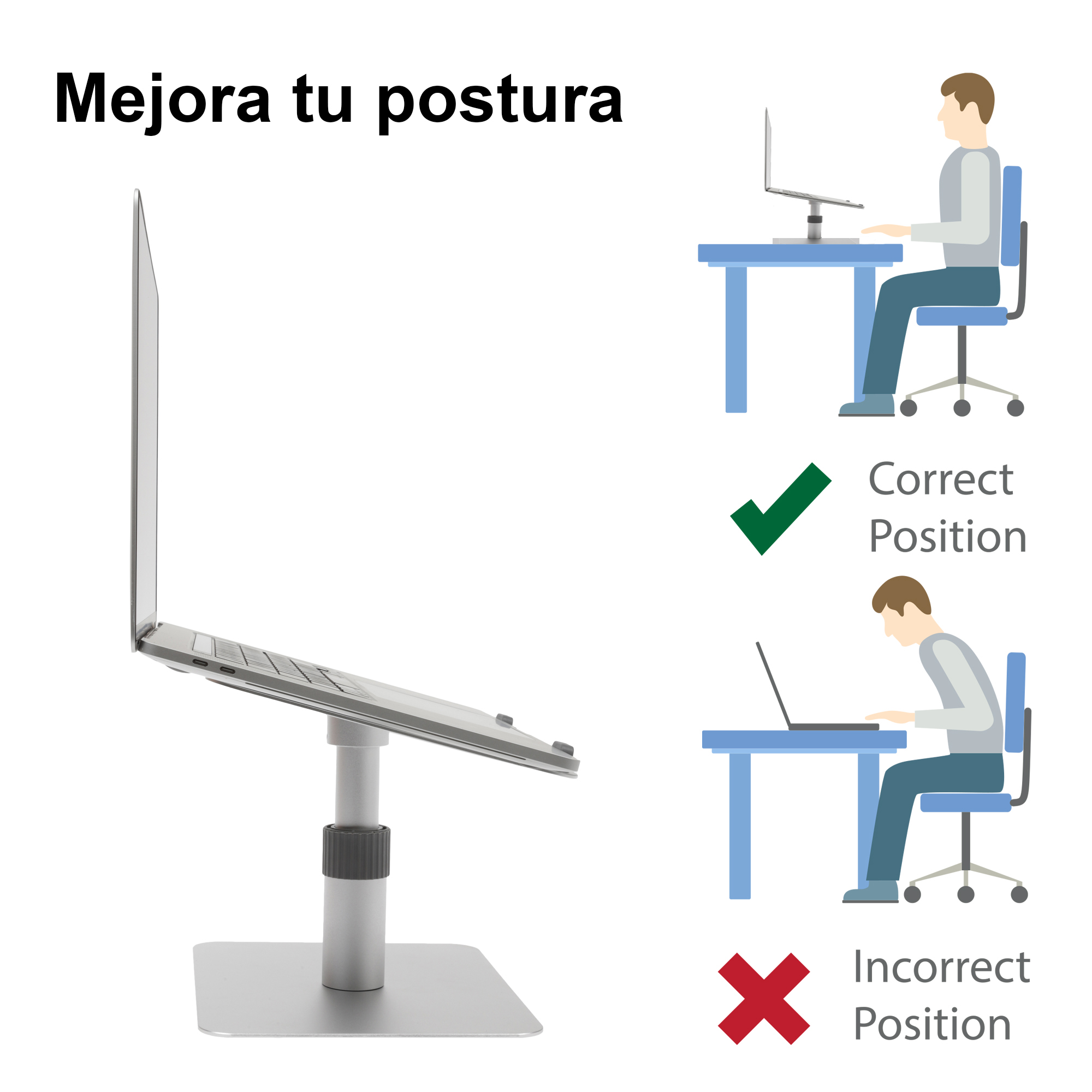 Foto 4 | Soporte para Laptop Ecd Portátil Plegable