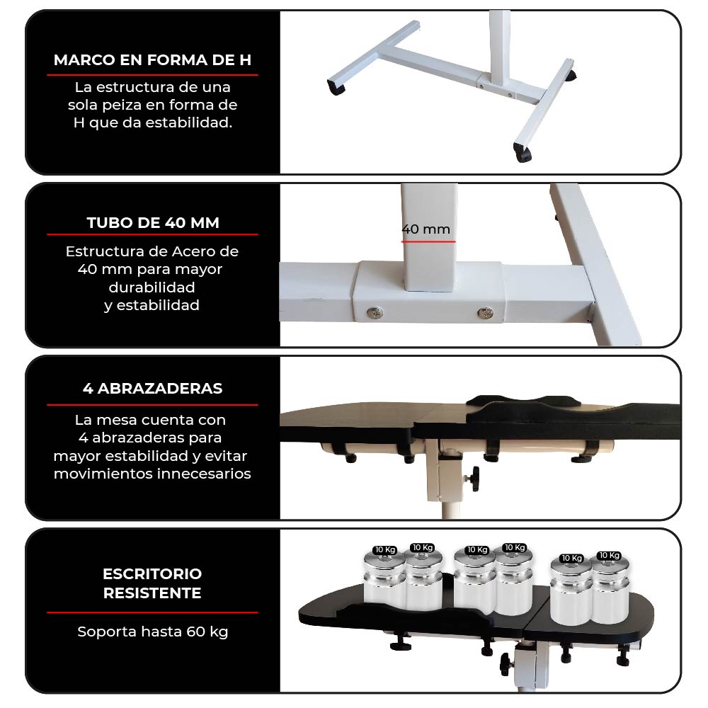 Foto 4 | Mesa Auxiliar Plegable y Extraíble para Laptop Chic Fantasy