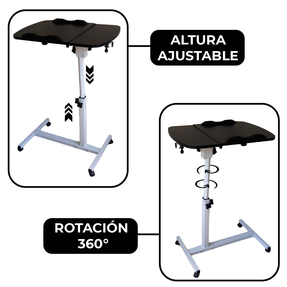Foto 6 pulgar | Mesa Auxiliar Plegable y Extraíble para Laptop Chic Fantasy