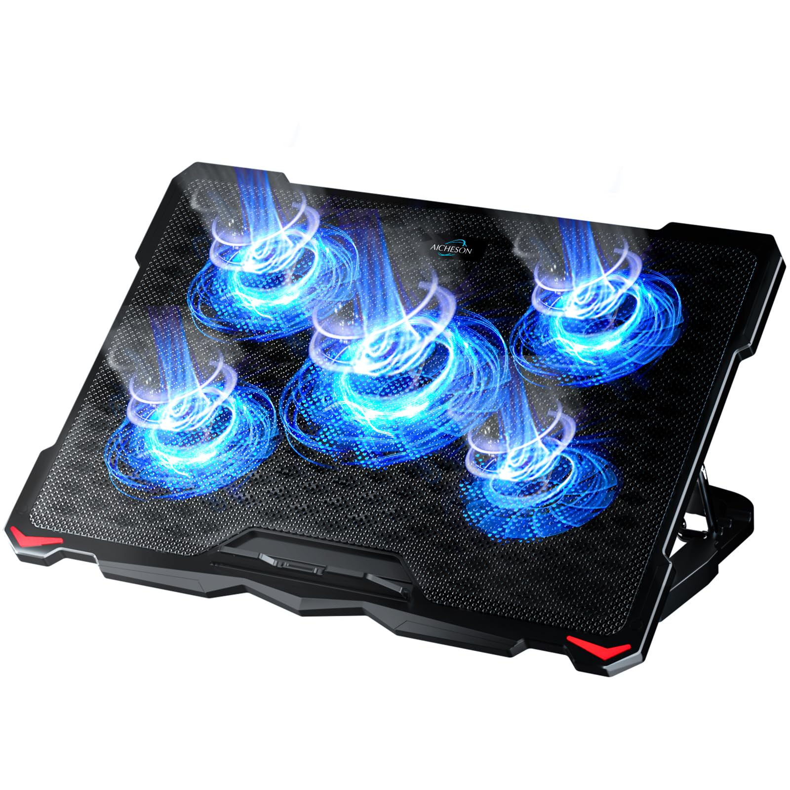 Foto 1 | Almohadilla De Refrigeración Para Portátil Aicheson S035 Con 5 Ventiladores Para Portátil De 17,3'' - Venta Interna