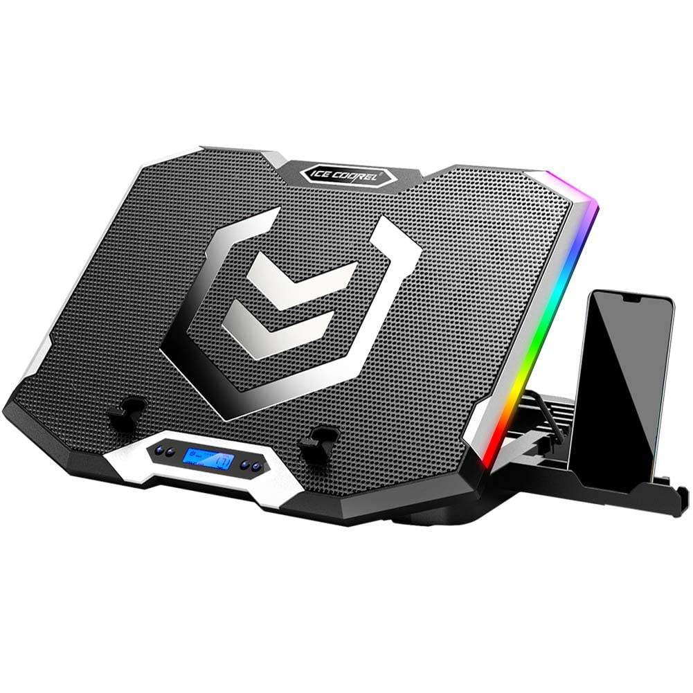 Foto 2 pulgar | Almohadilla de Refrigeración para Portátil Ice Coorel Gaming de 15 a 17.3 " Con 6 Ventiladores - Venta Internacional