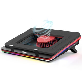 Foto 1 | Almohadilla de Refrigeración para Portátil Iets Gt500 Potente Turboventilador RGB 13-17.3 - Venta Internacional