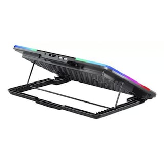 Foto 2 | Base Enfriadora Acteck Froost Raw Be630 Aluminio + Abs 6x Ventiladores 60 Mm Soporte Para Celular 2x Puertos Usb Rgb