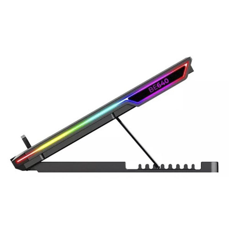 Foto 4 pulgar | Base Enfriadora Acteck Froost Zero Be640 Aluminio + Abs 6x Ventiladores 2x Puertos Usb Rgb