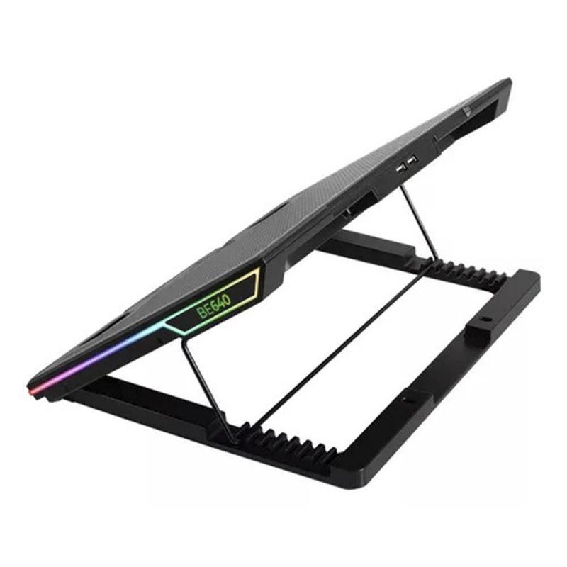 Foto 5 pulgar | Base Enfriadora Acteck Froost Zero Be640 Aluminio + Abs 6x Ventiladores 2x Puertos Usb Rgb