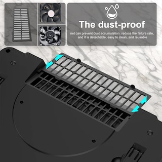Foto 4 | Base Enfriadora Iets Gt500 de 17.3" para Laptop-Venta Internacional