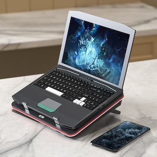 Foto 7 | Base Enfriadora Iets Gt500 de 17.3" para Laptop-Venta Internacional