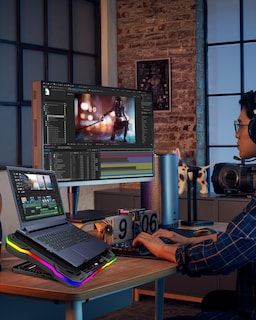 Foto 7 | Base Enfriadora Aicheson para Laptop de 15 a 19"-Venta Internacional