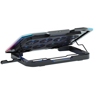 Foto 2 | Base Enfriadora Balam Rush Eolox Frost Pro Ef760 Laptop 17 Pulgadas Altura Ajustable 8 Fan 2xusb Led Br-941129
