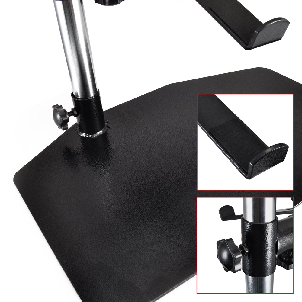Foto 4 pulgar | Soporte Para Portátil Pyle Plpts45 Portátil Doble Con Altura Ajustable - Venta Internacional.
