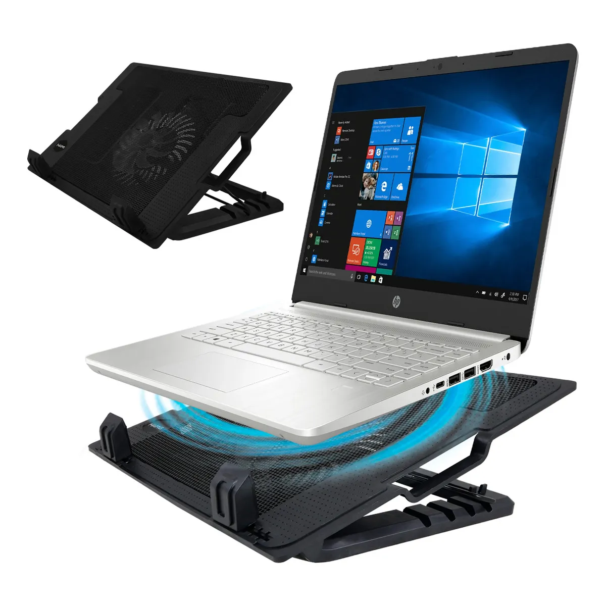 Foto 3 pulgar | Enfriador Gamer Antideslizante Eo Safe Imports Esi-20121 Negro