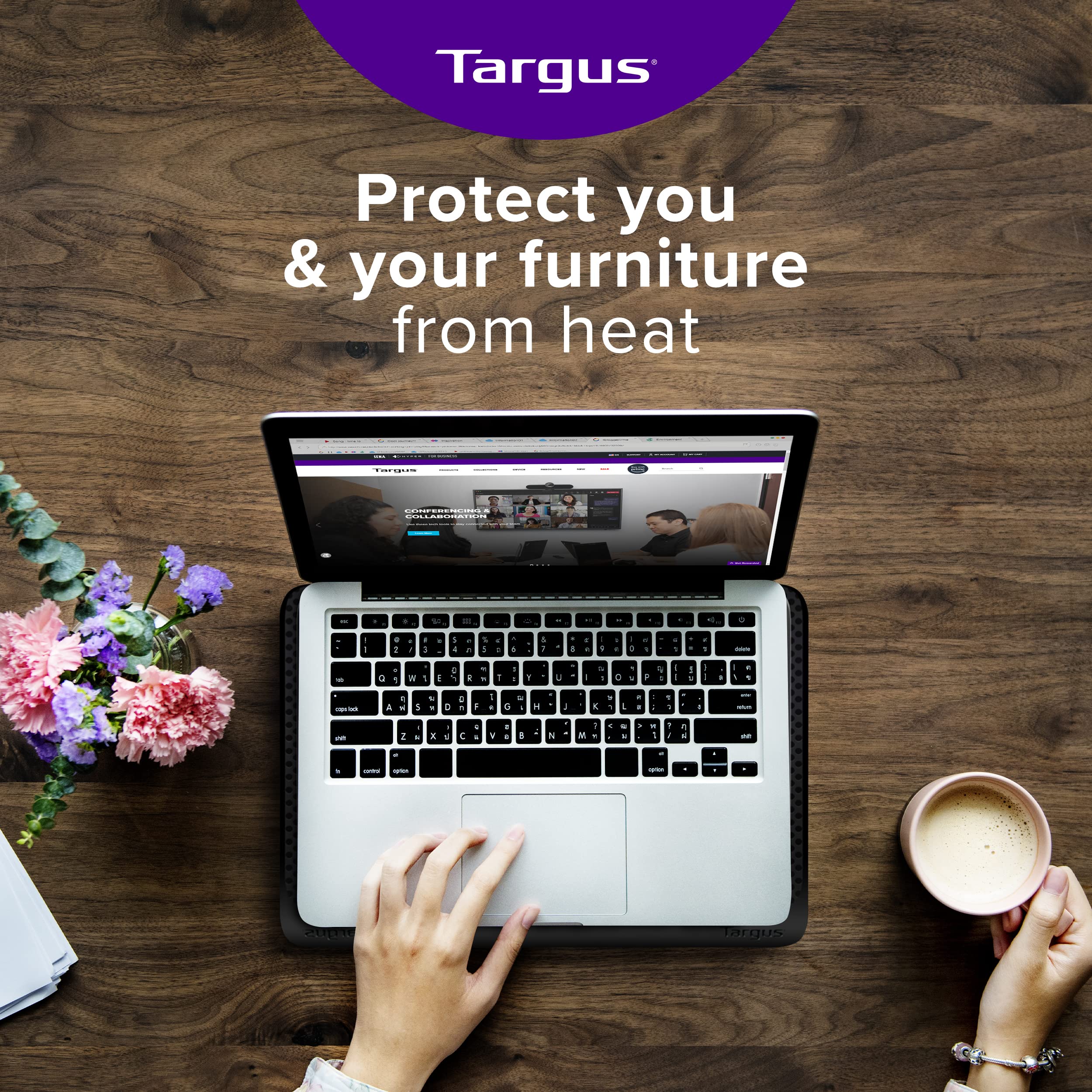 Foto 5 | Soporte De Refrigeración Para Ordenadores Portátiles Targus Chill Mat De Hasta 16 Pulgadas - Venta Internacional.