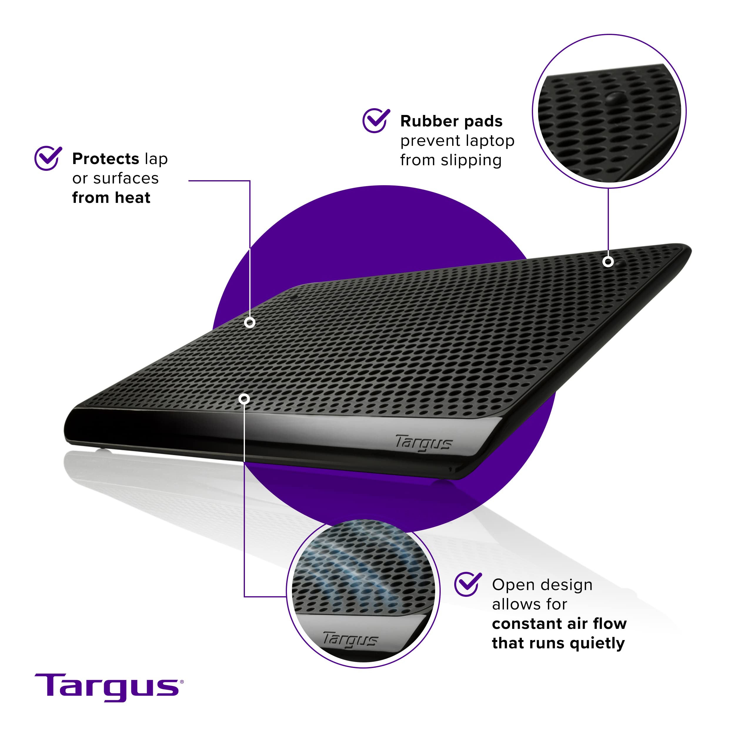 Foto 6 | Soporte De Refrigeración Para Ordenadores Portátiles Targus Chill Mat De Hasta 16 Pulgadas - Venta Internacional.