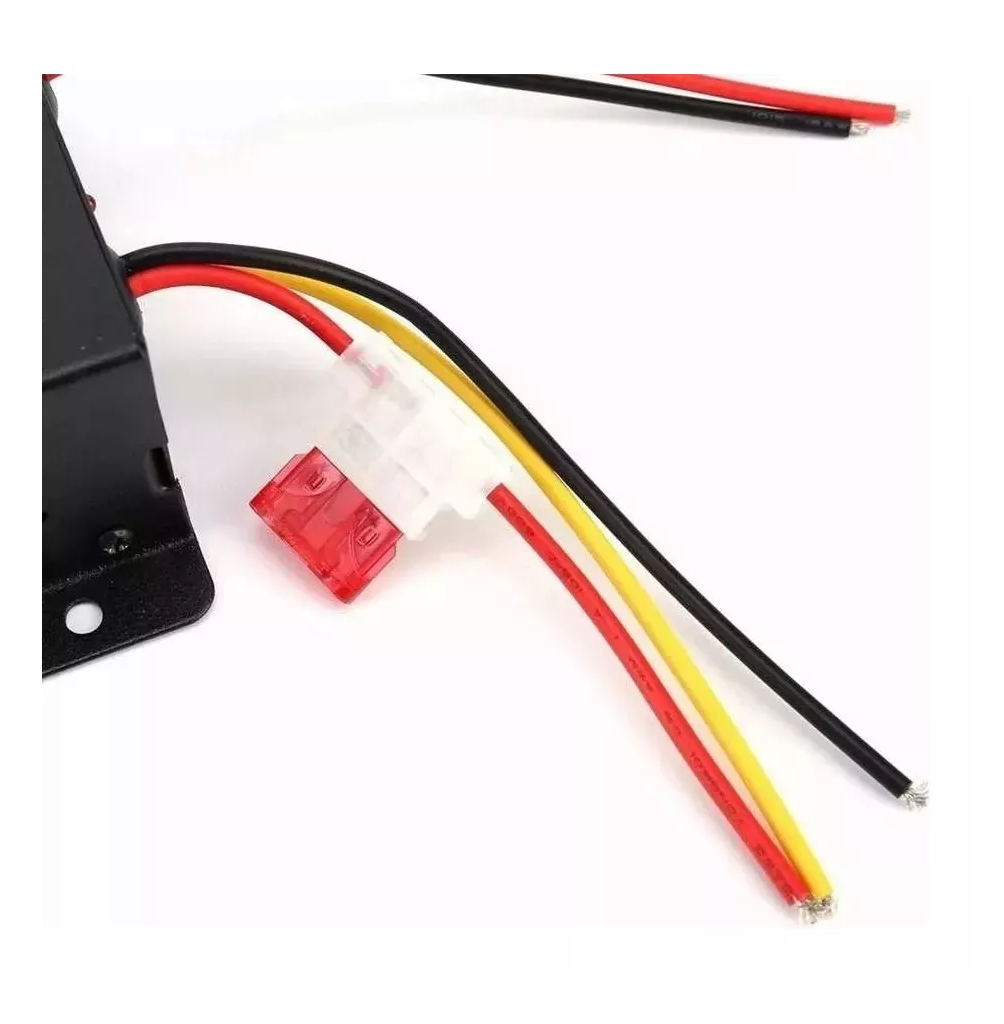 Foto 5 pulgar | Convertidor Inversor De Voltaje De 24 V A 12 V Belug Transformador Negro