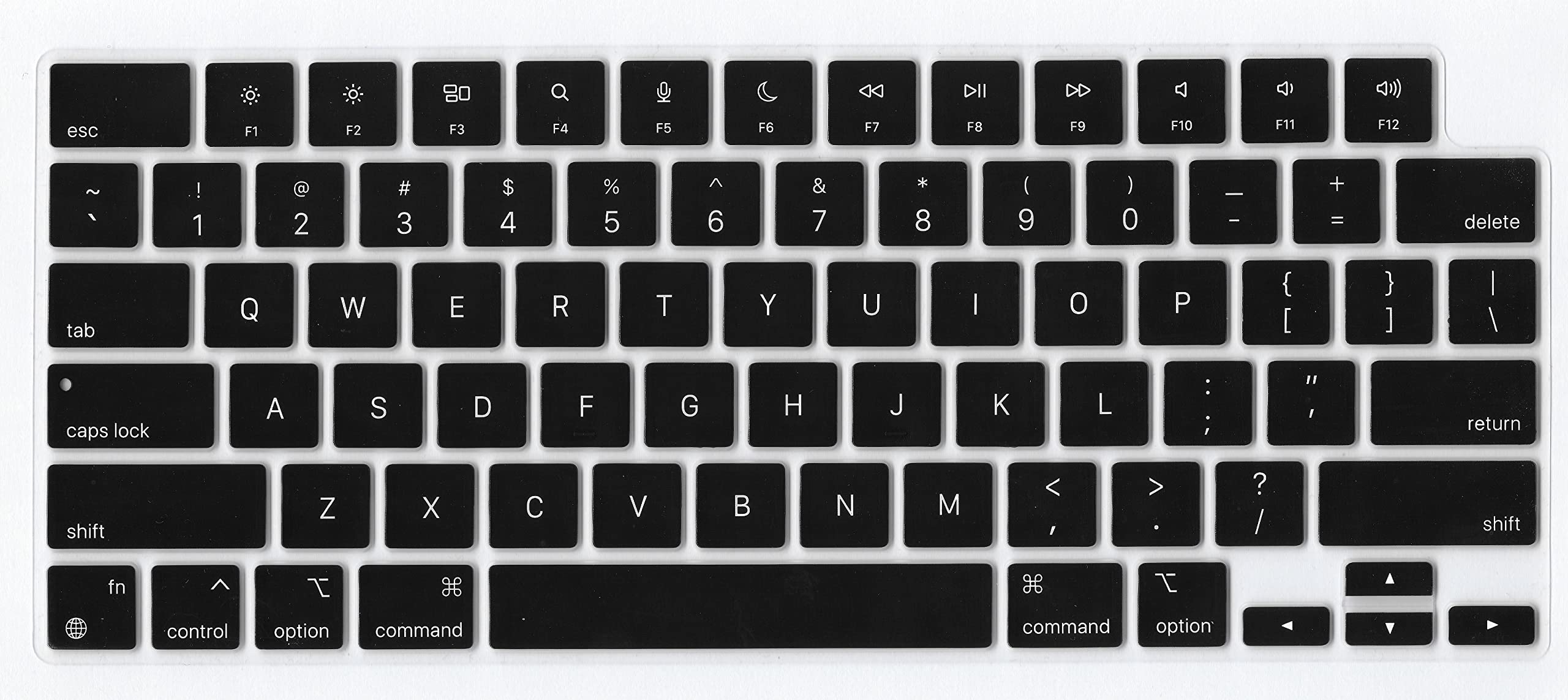 Foto 2 pulgar | Funda De Teclado Se7enline Compatible Con Macbook Pro 14 Y 16 - Venta Internacional.