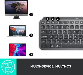Foto 6 | Logitech Mx Keys Mini Teclado Minimalista Inalámbrico Iluminado Compacto, Bluetooth, Retroiluminado, Usb-c, Com