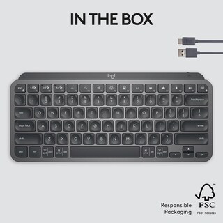 Foto 8 | Logitech Mx Keys Mini Teclado Minimalista Inalámbrico Iluminado Compacto, Bluetooth, Retroiluminado, Usb-c, Com