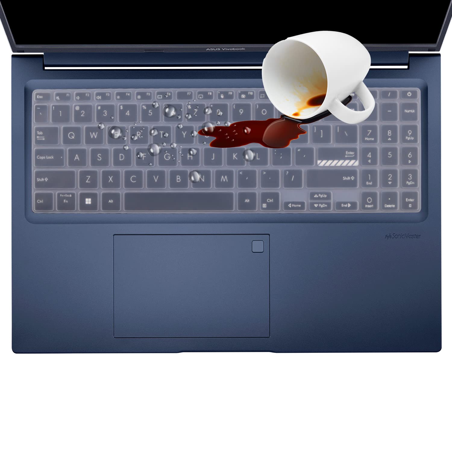 Foto 7 pulgar | Funda De Teclado Para Asus Vivobook 16x/pro 16x 16 Y 15x 15.6 - Venta Internacional.