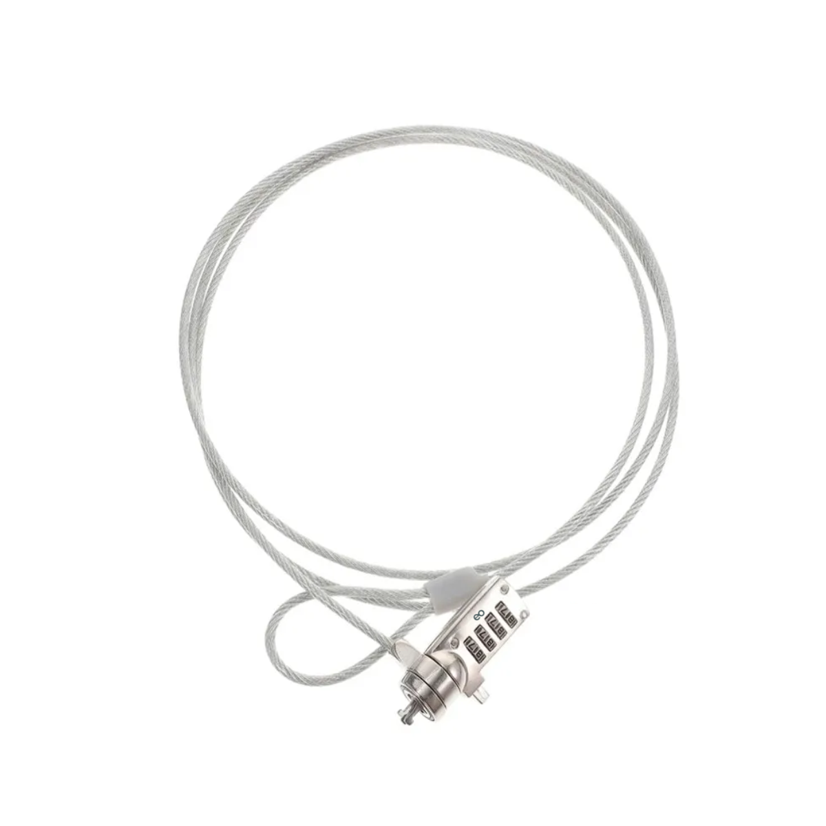 Foto 2 pulgar | Candado De Combinación Para Laptop 1 Metro Eo Safe Imports Esi-19113 Plata
