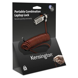 Foto 4 | Cable Lock Kensington K64671am Portátil Combinado Rojo - Venta Internacional.