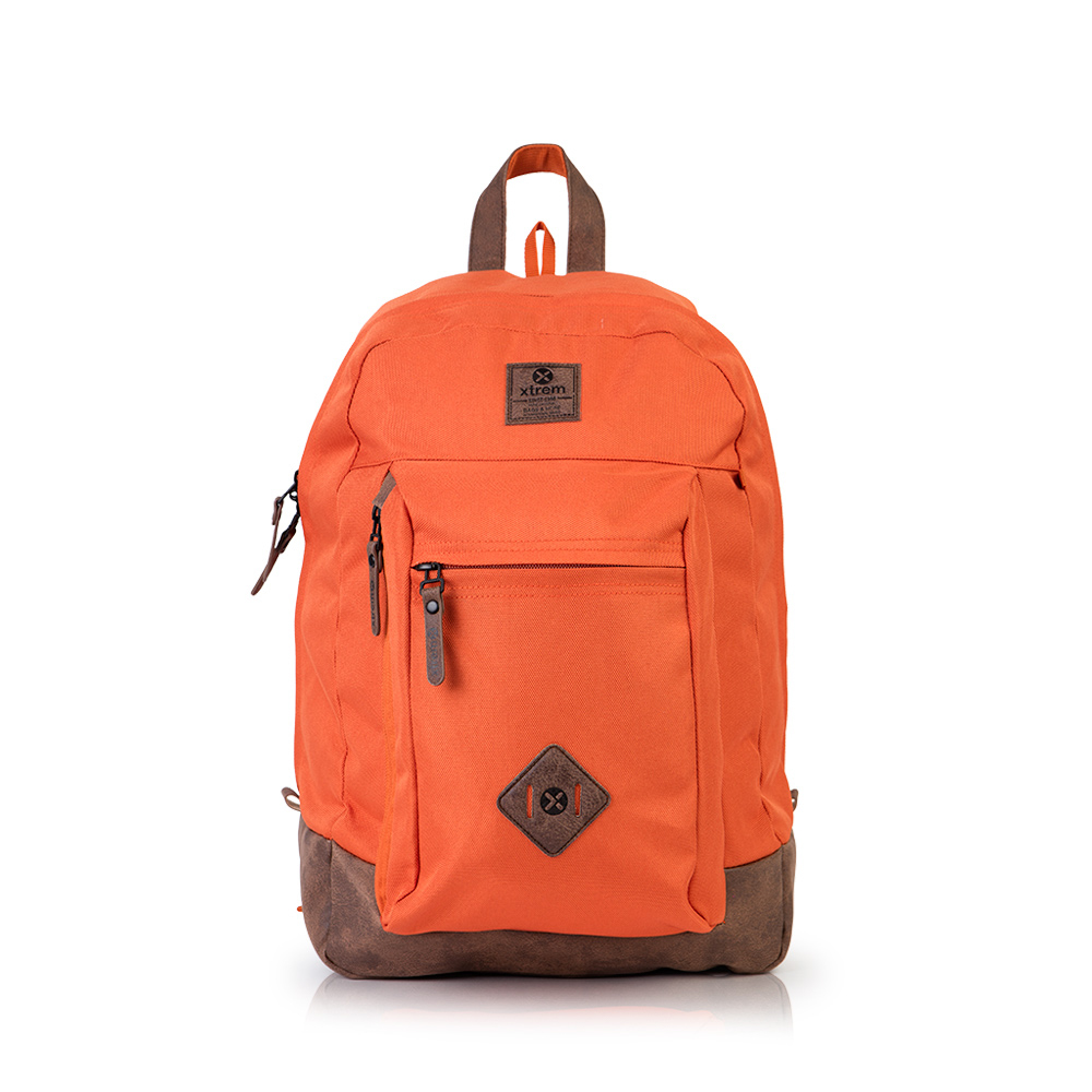 Mochila Xtrem Force 055 Caramel color Anaranjado para Laptop de Hasta 15.4¨