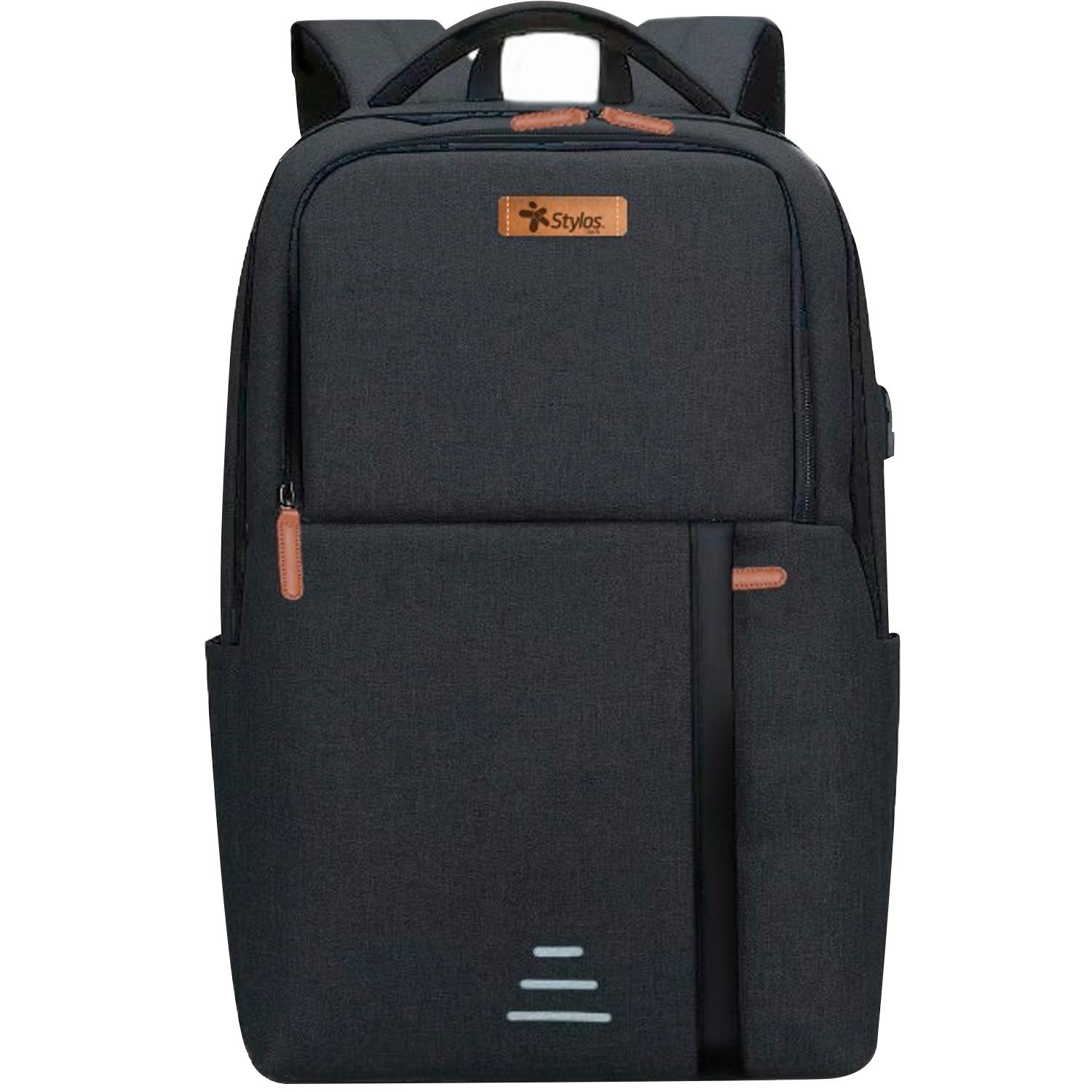 Foto 1 | Mochila Stylos Smart 15.5 Impermeable Stabap2b color Negro