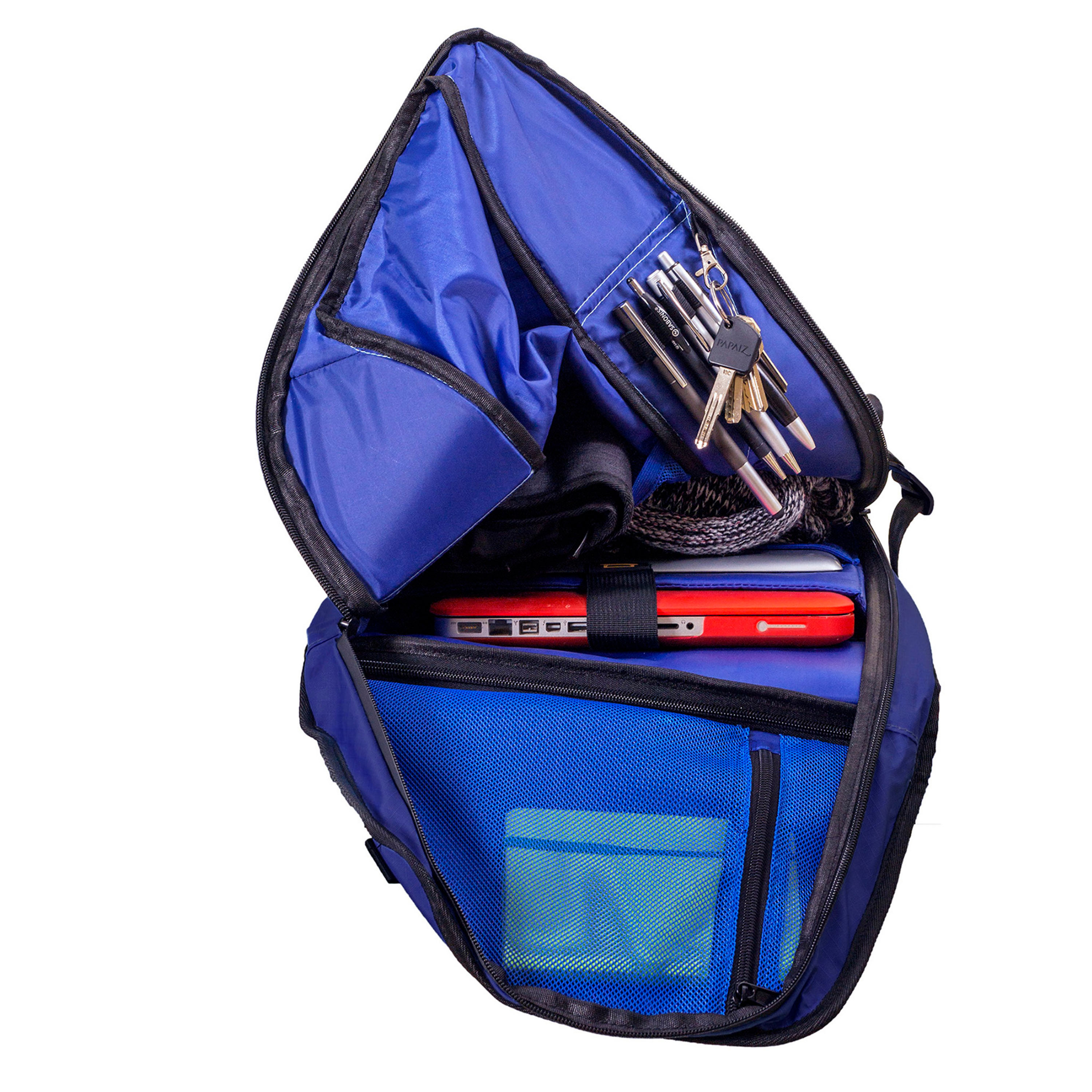 Foto 5 pulgar | Mochila Skypeak TRP-117BL color Azul para Laptop de 17''