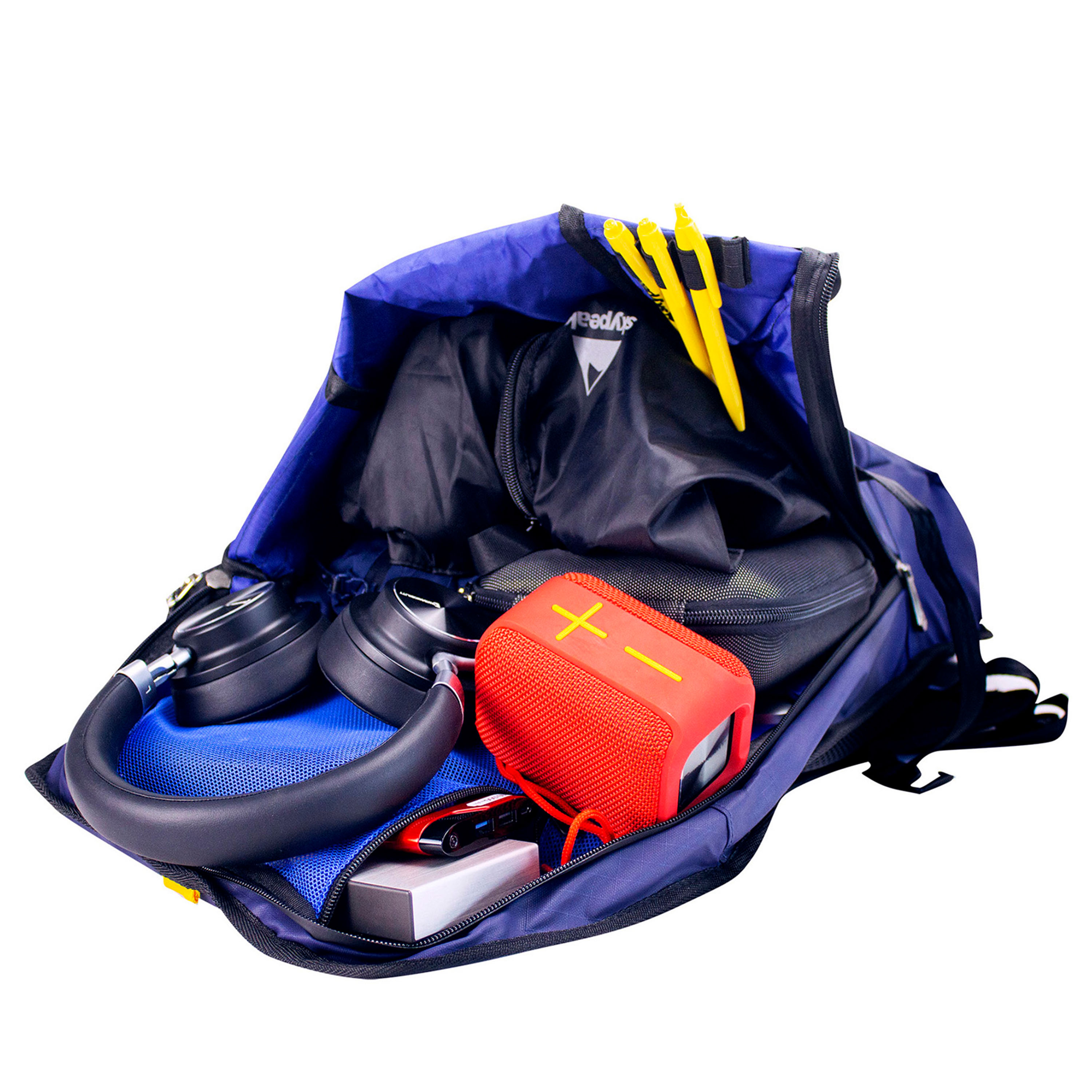 Foto 6 pulgar | Mochila Skypeak TRP-117BL color Azul para Laptop de 17''