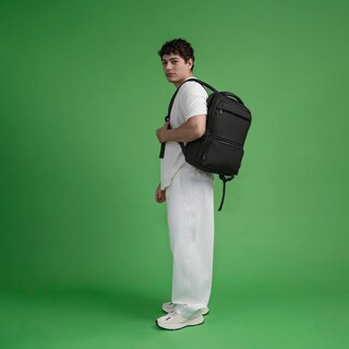 Foto 4 | Mochila para Laptop Alfa Coolcapital 15.6'' color Negro