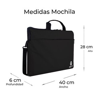 Foto 4 | Mochila para Laptop DOLCE MOCLT3 color Negro Unisex