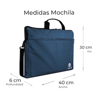 Foto 4 | Mochila para Laptop Dolce MOCLT4 color Azul para Laptop de 15 Pulg