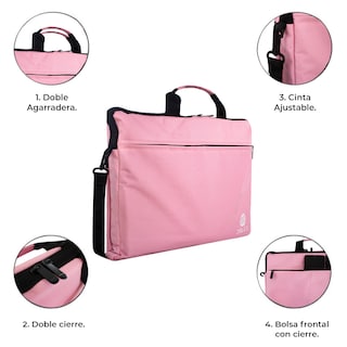 Foto 3 | Mochila para Laptop Dolce MOCLT4 color Rosa para Laptop de 15 Pulg
