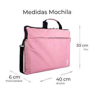 Foto 4 | Mochila para Laptop Dolce MOCLT4 color Rosa para Laptop de 15 Pulg