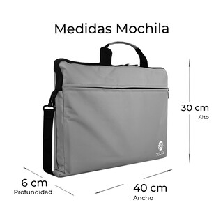 Foto 4 | Mochila para Laptop DOLCE MOCLT4 color Gris Unisex