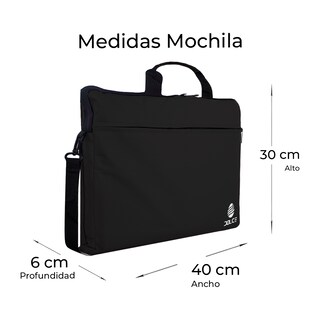 Foto 4 | Mochila para Laptop DOLCE MOCLT4 color Negro Unisex
