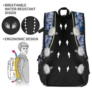 Foto 4 | Venta Internacional - Mochila de Viaje Rickyh Unisex Ligera con Compartimento para Laptop
