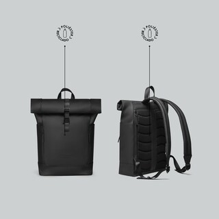 Foto 2 | Mochila Gaston Luga Rullen 20l Para Laptop De 13'' Negro