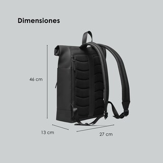 Foto 4 | Mochila Gaston Luga Rullen 20l Para Laptop De 13'' Negro