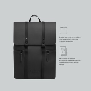 Foto 3 | Mochila Gastón Luga Spläsh Negro 2.0 20 L para Laptop de 16''