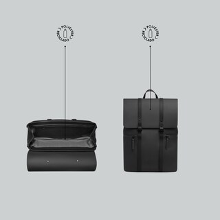 Foto 2 | Mochila Gaston Luga Spläsh 2.0 14.2l para Laptop De 13'' Negro