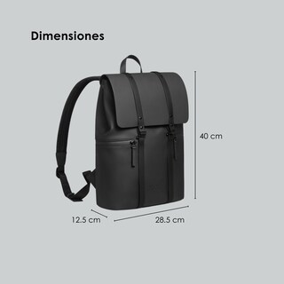 Foto 5 | Mochila Gaston Luga Spläsh 2.0 14.2l para Laptop De 13'' Negro