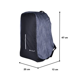 Foto 3 | Mochila Porta Laptop Techzone Cierres Ocultos Azul