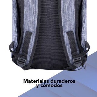 Foto 5 | Mochila Porta Laptop Techzone Cierres Ocultos Azul