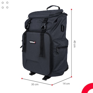 Foto 4 | Mochila Techzone Glory para Laptop 15.6 con Puerto Usb Gris