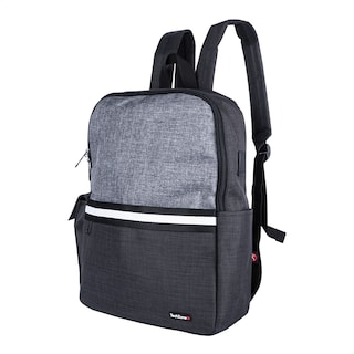 Foto 1 | Mochila TechZone Glad Porta Laptop 15.6 pulgadas color Gris y negro