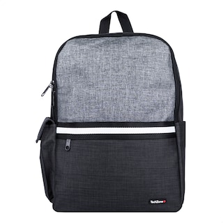 Foto 2 | Mochila TechZone Glad Porta Laptop 15.6 pulgadas color Gris y negro
