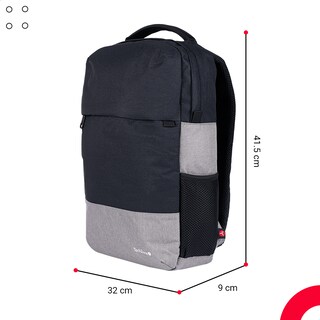 Foto 4 | Mochila TechZone TZ21LBP07-G Negra Strong Portalaptop 15.6''