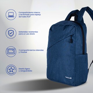 Foto 4 | Backpack Techzone Classic Azul