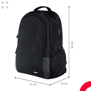 Foto 7 | Mochila TechZone TZ21LBP04 Gris Oscuro True Portalaptop 15.6'' Slot USB